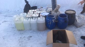 В Тверской области полиция изъяла около 10 кг наркотиков в подпольной лаборатории